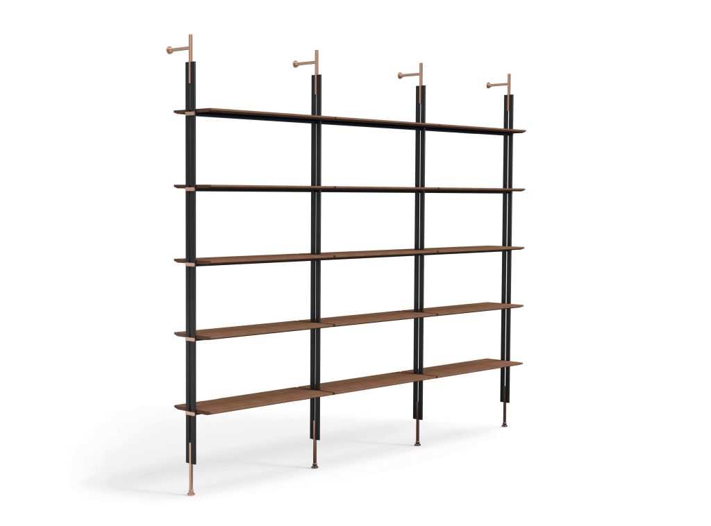 Bonaldo Roll Metal frame bookcase room divider systems made to order fitted design Dublin Ireland