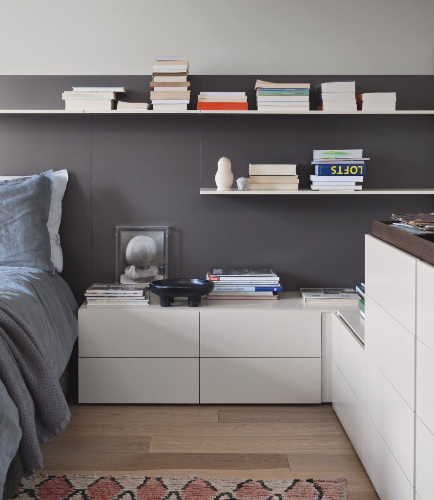 Novamobili Easy bedroom storage system Dublin Ireland Clontarf Raheny Sutton Howth Portmarnock Malahide North Dublin modern fitted built in custom furniture design