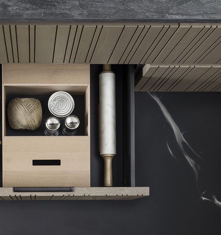 Contemporary italian kitchens ireland modern design ribbed slatted Clontarf Raheny Sutton Howth Portmarnock Malahide North Dublin modern fitted built in custom design