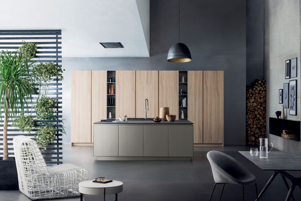 Italian Contemporary minimalist kitchen Ireland square island ceramic top Clontarf Raheny Sutton Howth Portmarnock Malahide North Dublin
