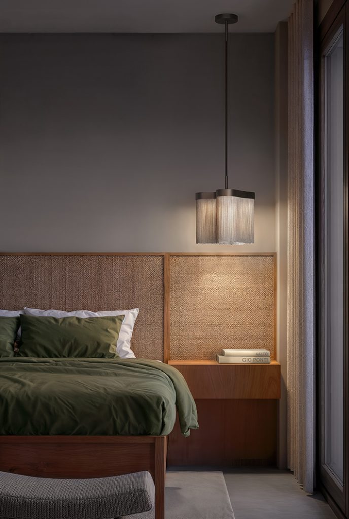 Contardi Arcipelago fringed pendant light