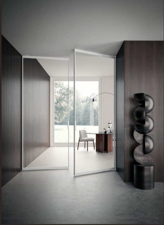 Res Italia - Custom Interior aluminium framed glass doors