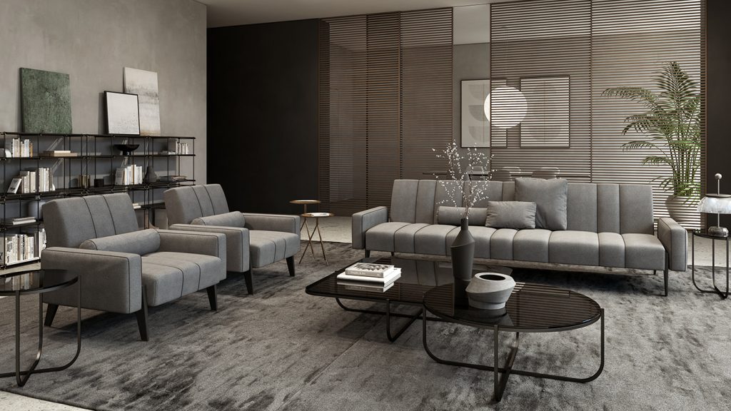 Vibieffe living room furniture. Cool retro sofas, armchairs and luxury modern upholstery furniture design in Dublin. LOMI are the best furniture store in North Dublin selling modern contemporary design.