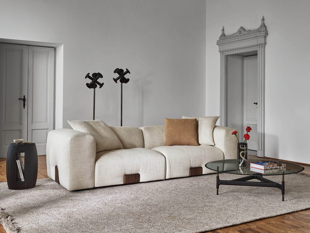 Porada living room furniture. Cool sofas armchairs and luxury modern upholstery furniture design in Dublin. LOMI are the best furniture store in North Dublin selling modern contemporary design.