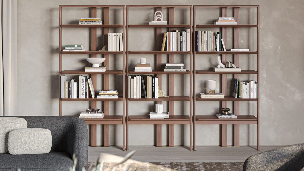 Vibieffe living room furniture. Cool feature bookcases, TV units and luxury modern furniture design in Dublin. LOMI are the best furniture store in North Dublin selling modern contemporary design.