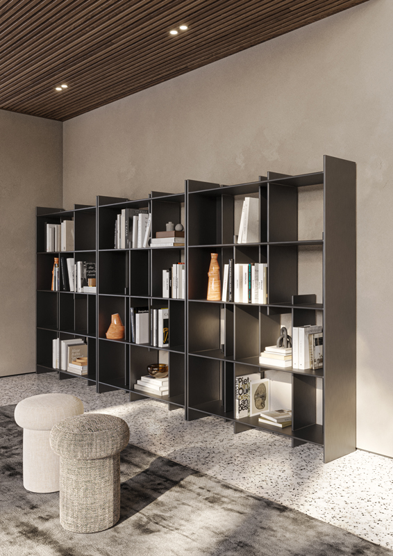 Vibieffe living room furniture. Cool feature bookcases, TV units and luxury modern furniture design in Dublin. LOMI are the best furniture store in North Dublin selling modern contemporary design.