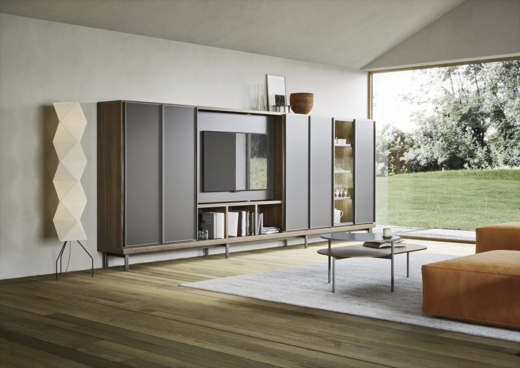 Novamobili living room furniture. Cool feature wall TV units and furniture design in Dublin. LOMI is the best furniture store in Dublin selling modern contemporary design.