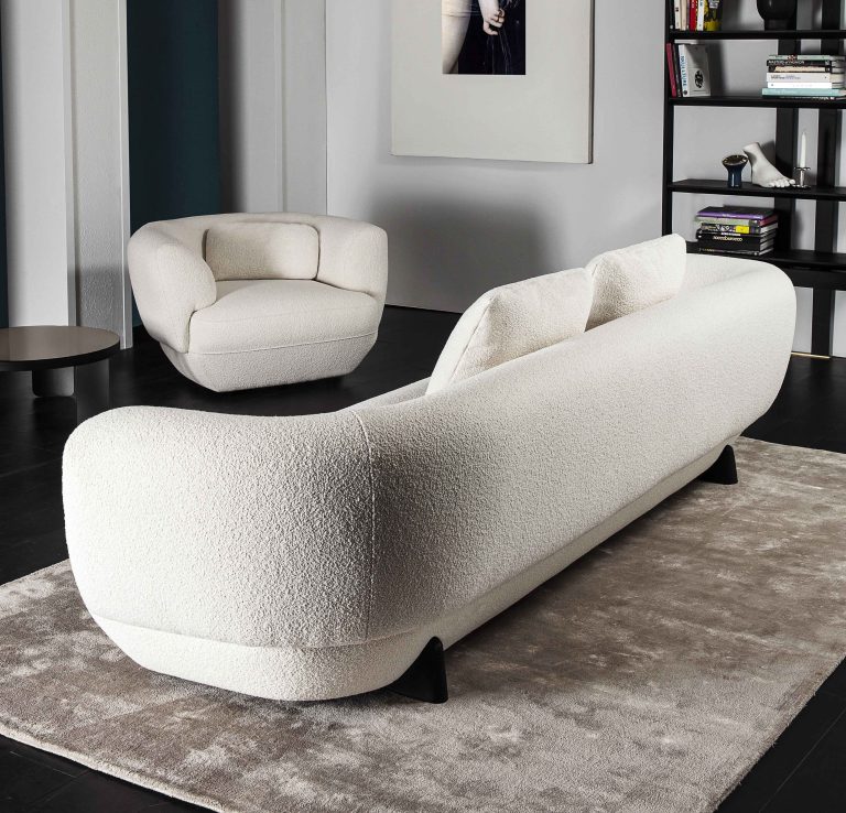 Vibieffe living room furniture. Cool curvey sofas, armchairs and luxury modern upholstery furniture design in Dublin. LOMI are the best furniture store in North Dublin selling modern contemporary design.