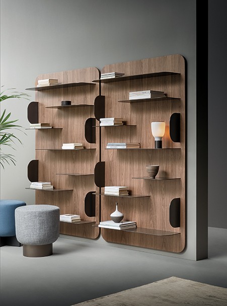 Bonaldo living room furniture. Cool feature bookcases, TV units and luxury modern furniture design in Dublin. LOMI are the best furniture store in North Dublin selling modern contemporary design.